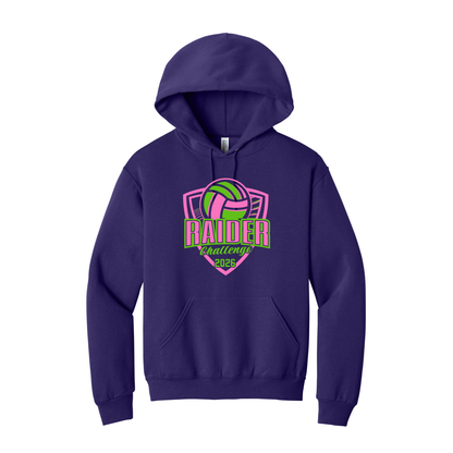 Lakota Volleyball Raider Challenge Basic Hooded Sweatshirt