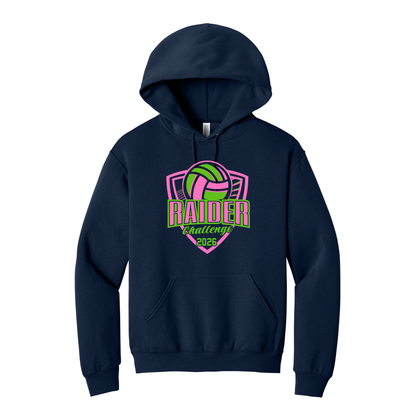 Lakota Volleyball Raider Challenge Basic Hooded Sweatshirt