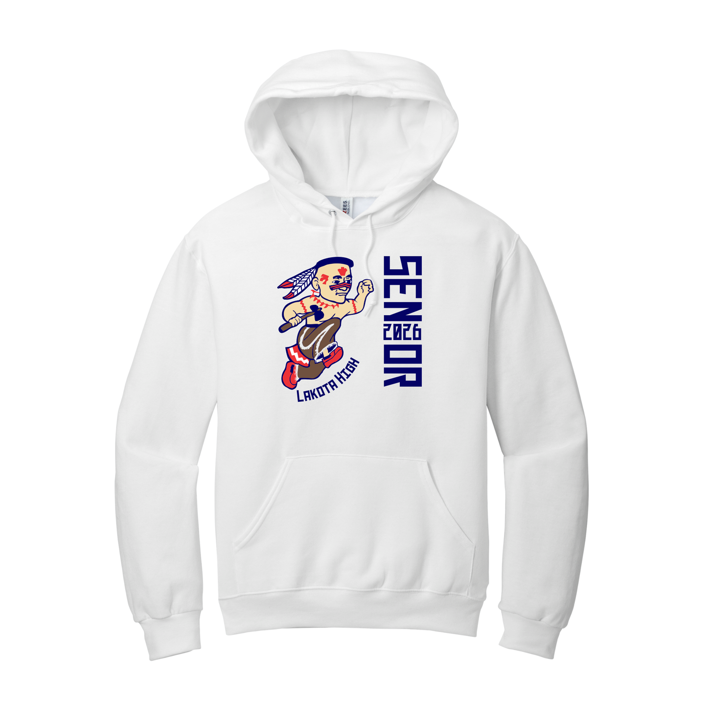 Lakota Senior Class Fundraiser Design 4 Basic Hooded Sweatshirt
