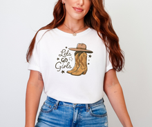 Lets Go Girls Shirt, Cowgirl Shirt, Western Shirt, Cowboy Shirt (1717)