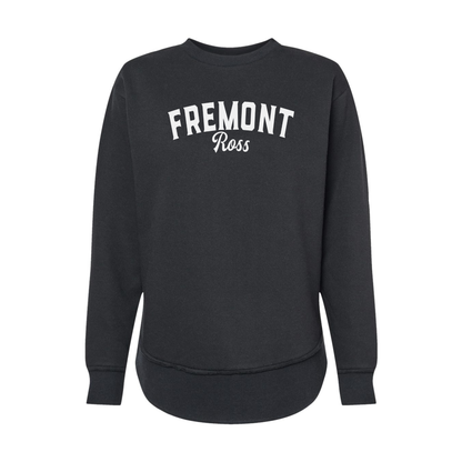 Fremont Ross (FRAS-30) Design on Women's Weekend Fleece Crewneck Sweatshirt (LAT3525)