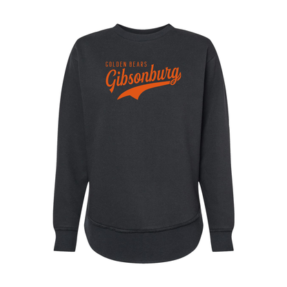 Gibsonburg (GBAS-37) Design on Women's Weekend Fleece Crewneck Sweatshirt (LAT3525)