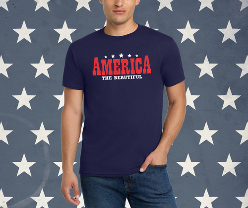 America the Beautiful Shirt, Patriotic Shirt, Men's Shirt, Women's Shirt, USA Shirt