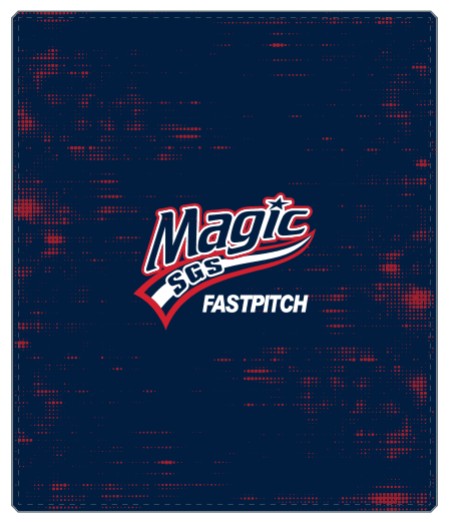 Magic Fastpitch Custom Fleece Blanket