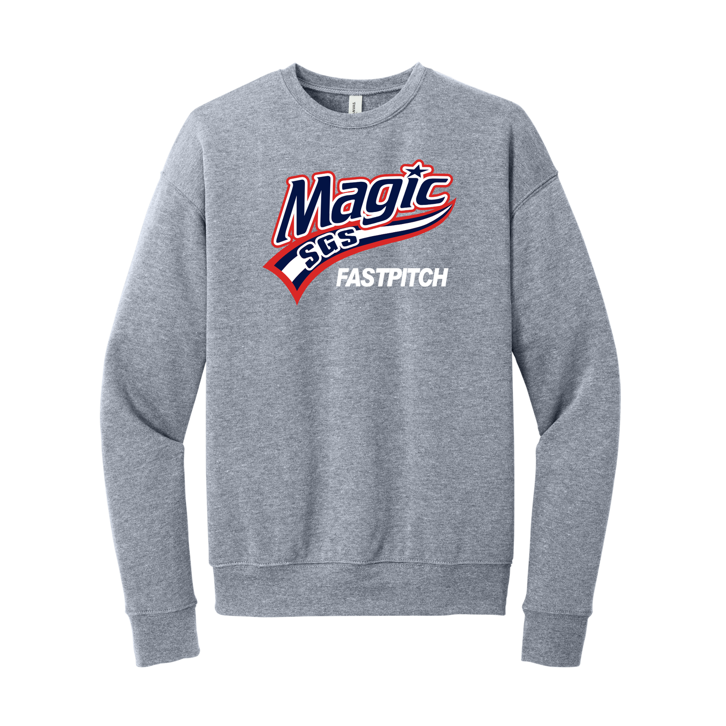 Magic Fastpitch Drop Shoulder Fleece Crewneck (3945)