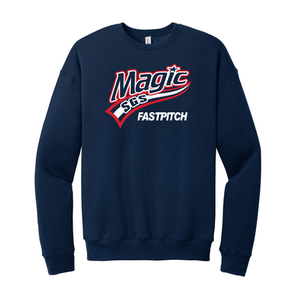 Magic Fastpitch Drop Shoulder Fleece Crewneck (3945)