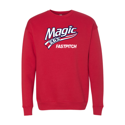 Magic Fastpitch Drop Shoulder Fleece Crewneck (3945)