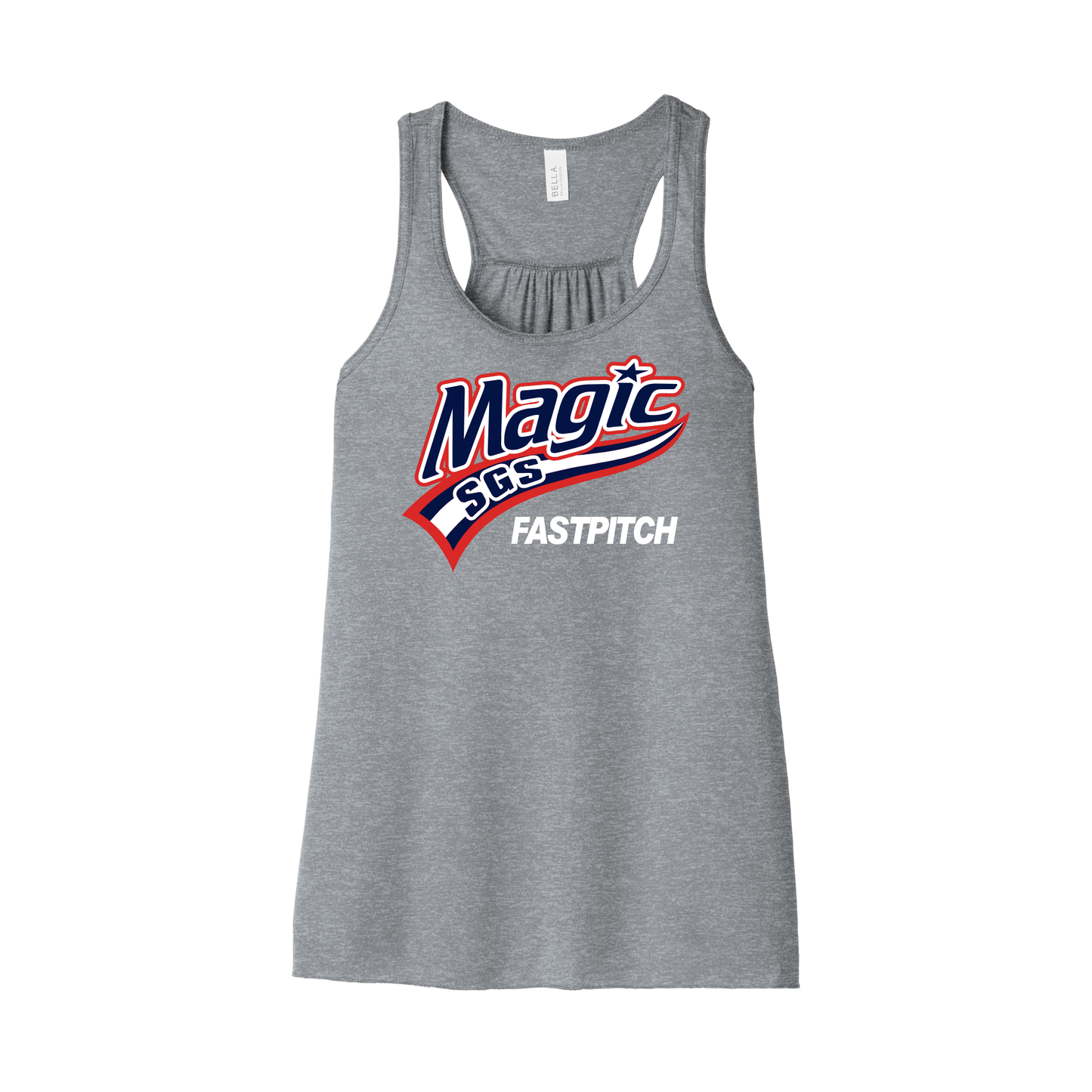 Magic Fastpitch Ladies Flowy Racerback Tank (BC8800)