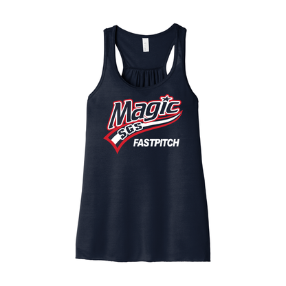 Magic Fastpitch Ladies Flowy Racerback Tank (BC8800)