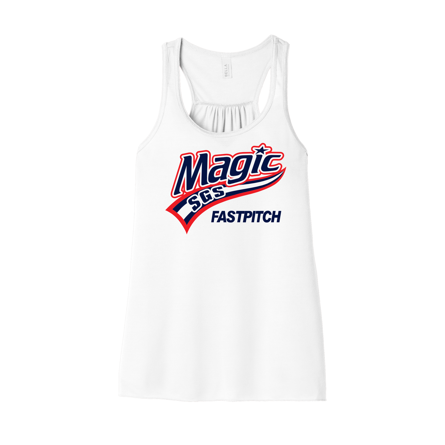 Magic Fastpitch Ladies Flowy Racerback Tank (BC8800)