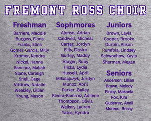 Fremont Ross Choir Crewneck Sweatshirt