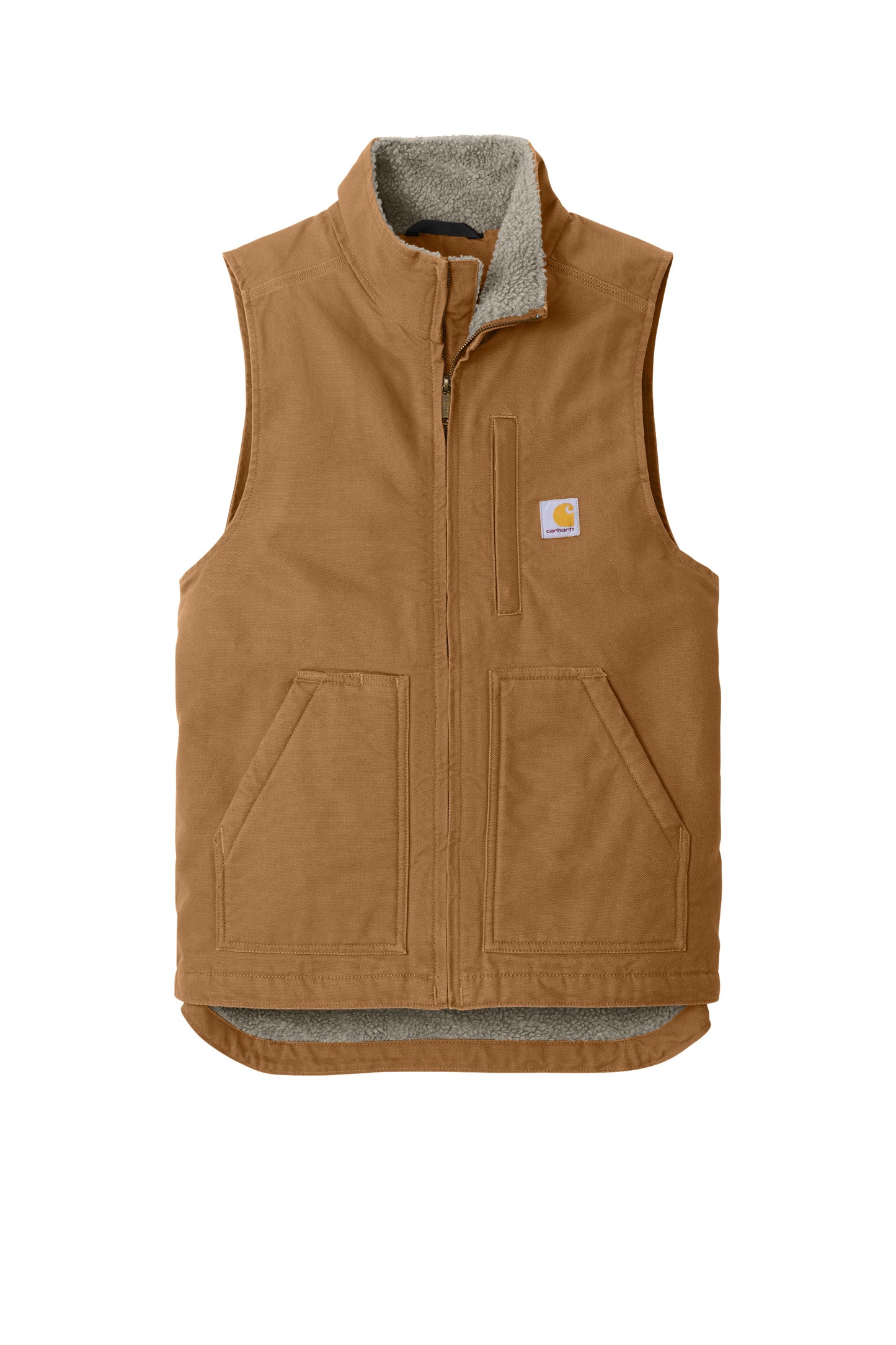 Sunrise Cooperative Carhartt Tall Sherpa-Lined Mock Neck Vest (CT104277) EMB