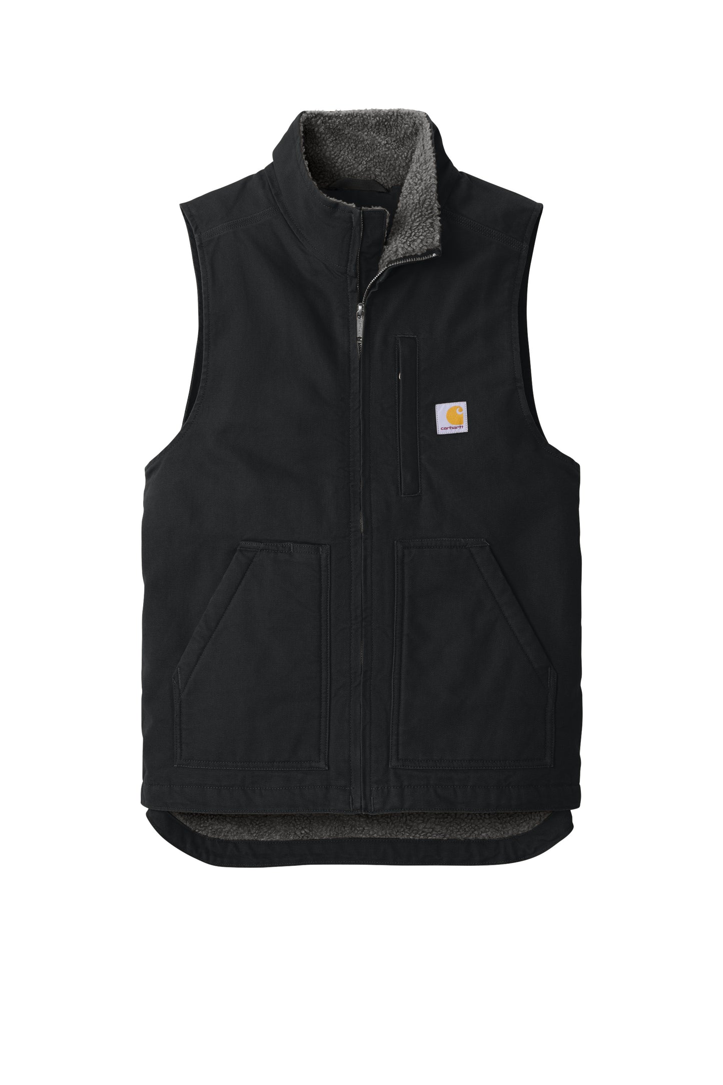 Sunrise Cooperative Carhartt Tall Sherpa-Lined Mock Neck Vest (CT104277) EMB
