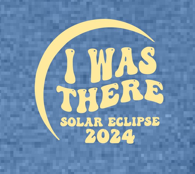 Path of Totality Solar Eclipse Ringspun Tee April 8th 2024