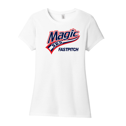 Magic Fastpitch Short Sleeve Soft Triblend Tee LADIES (DM130L)