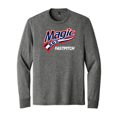 Magic Fastpitch Unisex Long Sleeve Soft Triblend Tee (DM132)