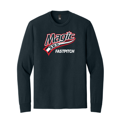 Magic Fastpitch Unisex Long Sleeve Soft Triblend Tee (DM132)