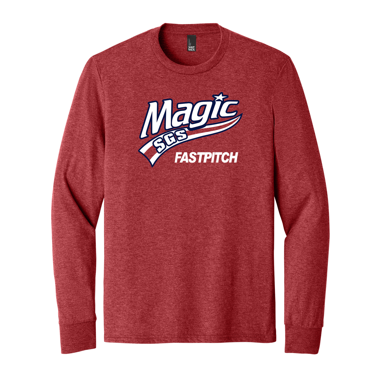 Magic Fastpitch Unisex Long Sleeve Soft Triblend Tee (DM132)
