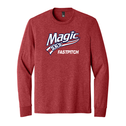 Magic Fastpitch Unisex Long Sleeve Soft Triblend Tee (DM132)