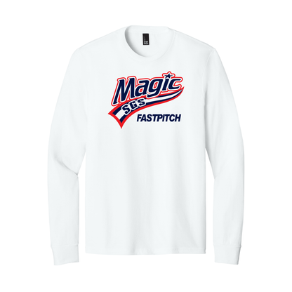 Magic Fastpitch Unisex Long Sleeve Soft Triblend Tee (DM132)