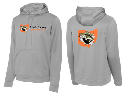 Black Swamp Youth Fishing Club Sport-Tek® Youth Sport-Wick® Fleece Hooded Pullover (F244/YST244)