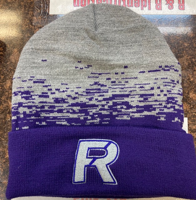 Fremont Ross Cheerleading Static Pattern Knit Cap with Cuff