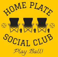 Home Plate Social Club- Hooded Sweatshirt- Choice of Color