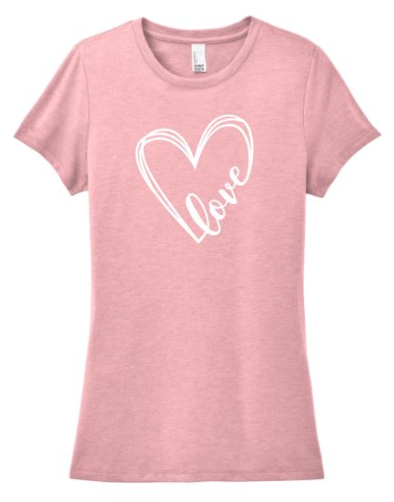 Love Heart Shirt, Valentine's Day Shirt, Women's Shirt, Kids Shirt