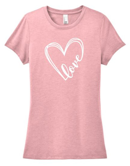 Love Heart Shirt, Valentine's Day Shirt, Women's Shirt, Kids Shirt