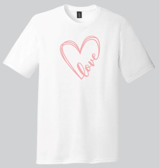 Love Heart Shirt, Valentine's Day Shirt, Women's Shirt, Kids Shirt