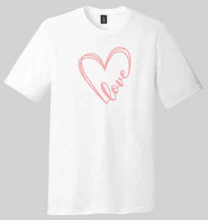 Love Heart Shirt, Valentine's Day Shirt, Women's Shirt, Kids Shirt