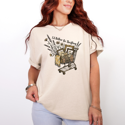 I'd Rather Be Thrifting Shirt, Thrifting Shirt, Women's Shirt