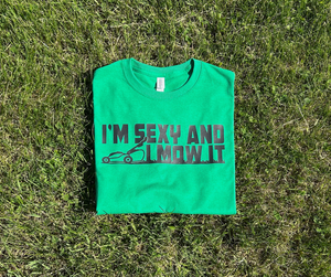 I'm Sexy and I Mow It Shirt, Funny Shirt, Father's Day Gift, Men's Shirt (29M)