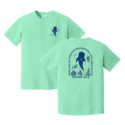 When You Go Through Deep Waters, I Will Be With You Shirt, Christian Shirt, Faith Shirt