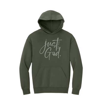 Just God. Not Luck. Sweatshirt, Christian Sweatshirt, Christian Hoodie, Christian Hooded Sweatshirt, Christian Crewneck Sweatshirt, Faith Sweatshirt