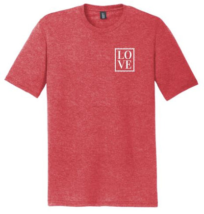 Love Stamp Shirt, Valentine's Day Shirt, Women's Shirt, Girls Shirt