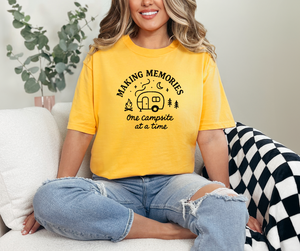 Making Memories One Campsite at a Time, Camping Shirt, Summer Shirt (1717)