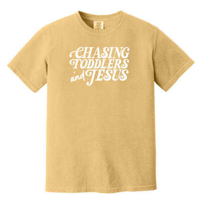 Chasing Toddlers & Jesus Shirt, Mom Shirt, Faith Shirt, Jesus Shirt