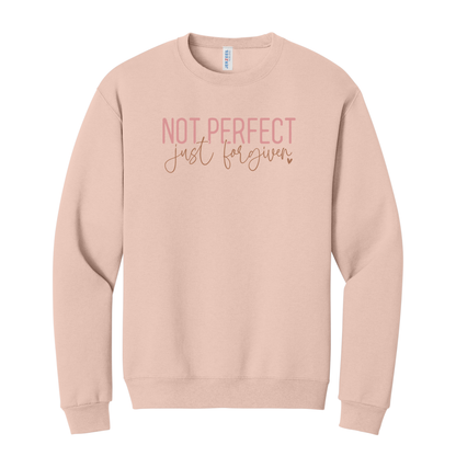 Not Perfect Just Forgiven Sweatshirt, Christian Sweatshirt, Faith Sweatshirt, Jesus Sweatshirt