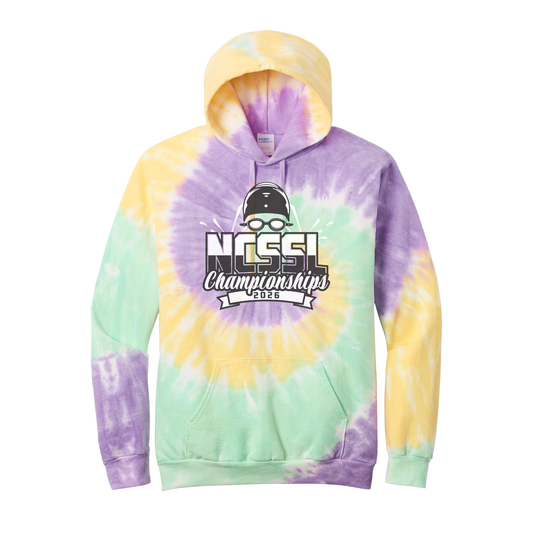 NCSSL Championships 2026 Tie Dye Hooded Sweatshirt (PC146)
