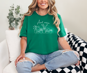 Plant Mom Shirt, Plant Lover Shirt, Plant Shirt, Succulent Shirt, Women's Shirt (3413)