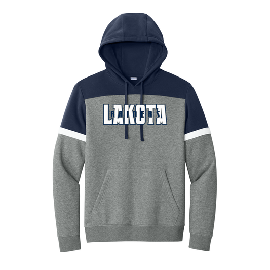Lakota (RAS-62) Design on Sport-Tek® Drive Fleece Colorblock Hoodie (STF205)