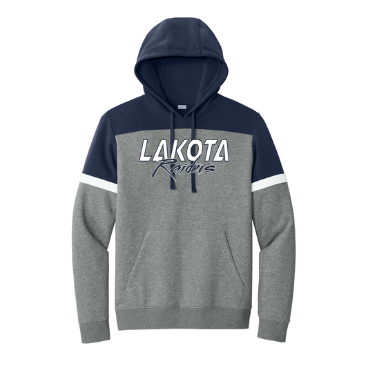 Lakota (RAS-66) Design on Sport-Tek® Drive Fleece Colorblock Hoodie (STF205)