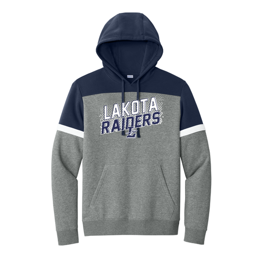 Lakota (RAS-73) Design on Sport-Tek® Drive Fleece Colorblock Hoodie (STF205)
