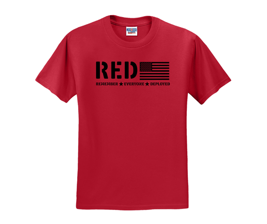RED Remember Everyone Deployed Shirt, RED Remember Everyone Deployed Sweatshirt, Miliary Shirt, USA Shirt