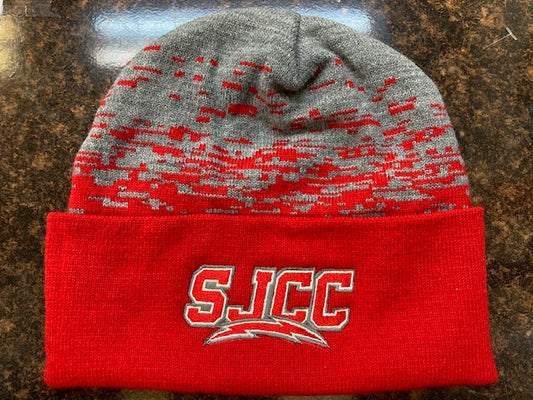 SJCC/BHCS Static Pattern Knit Cap with Cuff
