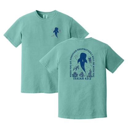 When You Go Through Deep Waters, I Will Be With You Shirt, Christian Shirt, Faith Shirt