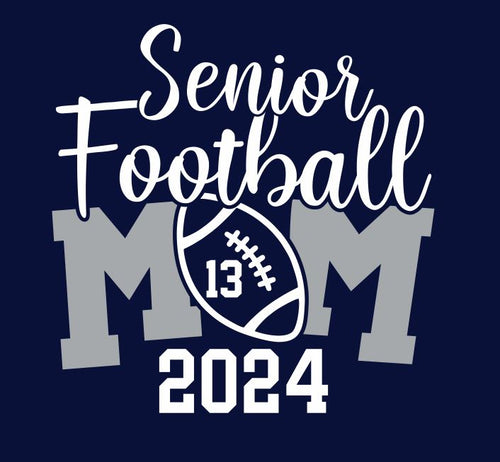 Lakota Football Senior Mom Apparel 2024- Long Sleeve Tee