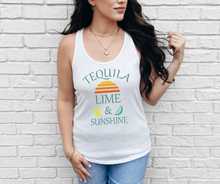 Tequila Lime & Sunshine Tank Top, Summer Tank Top (NL1533)