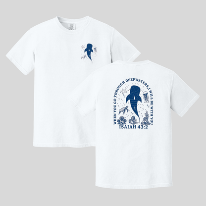When You Go Through Deep Waters, I Will Be With You Shirt, Christian Shirt, Faith Shirt